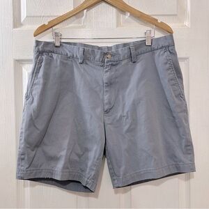 POLO Ralph Lauren Men's Cotton Flat Front Shorts Classic Fit Blue/Gray Size 36